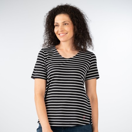 SALE % | Kenny S. | T-Shirt - Regular Fit - Stripes | Schwarz online im Shop bei meinfischer.de kaufen