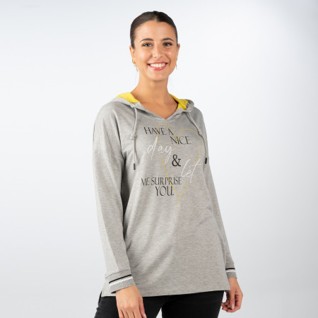 SALE % | Kenny S. | Sweatshirt - Regular Fit - Kapuze | Grau online im Shop bei meinfischer.de kaufen