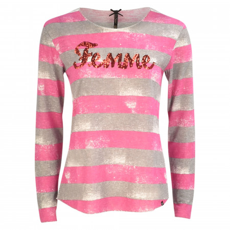 SALE % | Key Largo | Sweatshirt - Loose Fit - Femme | Rosa online im Shop bei meinfischer.de kaufen