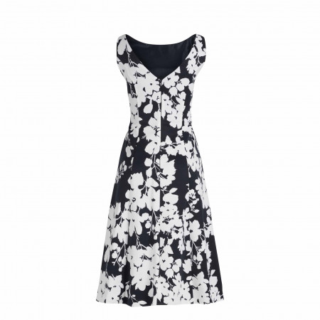 SALE % | Vera Mont | Kleid - fitted - Flowerprint | Blau online im Shop bei meinfischer.de kaufen