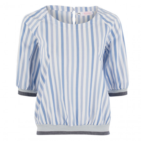 SALE % | La Camicia | Bluse - Comfort Fit - Stripes | Blau online im Shop bei meinfischer.de kaufen