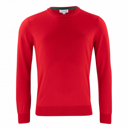 SALE % | Lacoste | Pullover - Regular Fit - Wolle | Rot online im Shop bei meinfischer.de kaufen