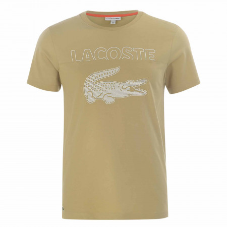 SALE % | Lacoste | T-Shirt - Regular Fit - Crewneck | Beige online im Shop bei meinfischer.de kaufen