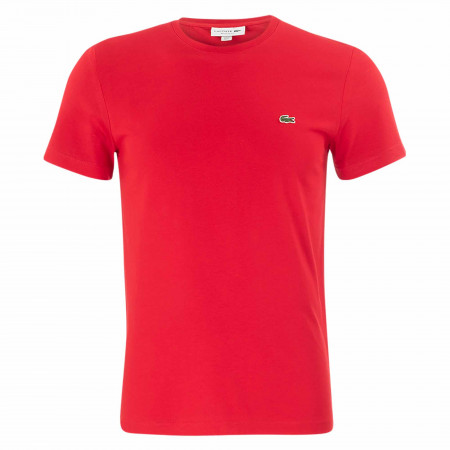 SALE % | Lacoste | T-Shirt - Regular Fit - Crewneck | Rot online im Shop bei meinfischer.de kaufen