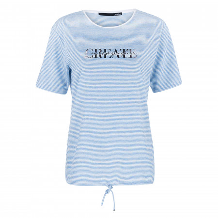 SALE % | LeComte | T-Shirt - Regular Fit - Wording | Blau online im Shop bei meinfischer.de kaufen