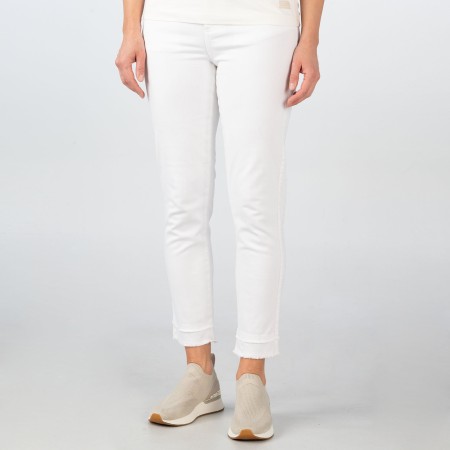 SALE % | LeComte | Jeans - Slim Fit - Fransen | Weiß online im Shop bei meinfischer.de kaufen