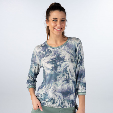 SALE % | LeComte | T-Shirt - Regular Fit - Muster | Blau online im Shop bei meinfischer.de kaufen