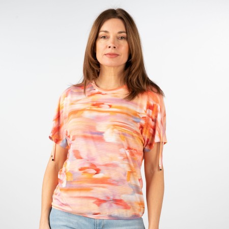 SALE % | LeComte | T-Shirt - Regular Fit - Print | Orange online im Shop bei meinfischer.de kaufen