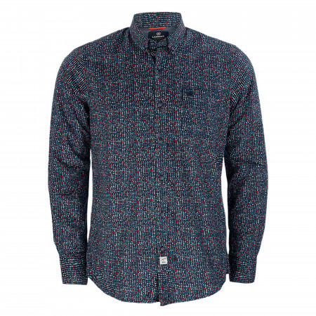 SALE % | Lerros | Hemd - Modern Fit - Muster | Blau online im Shop bei meinfischer.de kaufen