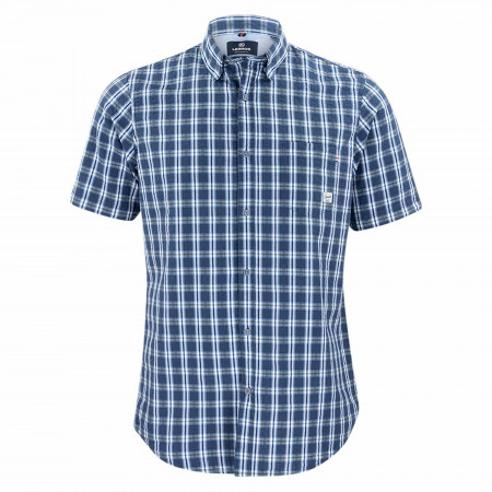 SALE % | Lerros | Freizeithemd - Regular Fit - Under-Button-Down | Blau online im Shop bei meinfischer.de kaufen
