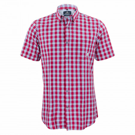 SALE % | Lerros | Freizeithemd - Regular Fit - Under-Button-Down | Rot online im Shop bei meinfischer.de kaufen