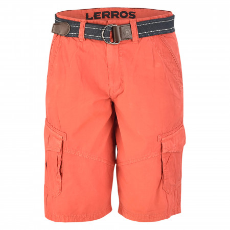 SALE % | Lerros | Cargoshorts - Regular Fit - unifarben | Rot online im Shop bei meinfischer.de kaufen