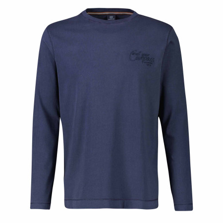 SALE % | Lerros | T-Shirt - Regular Fit - Baumwolle | Blau online im Shop bei meinfischer.de kaufen