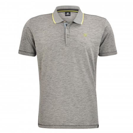 SALE % | Lerros | Poloshirt - Regular Fit - Melange-Optik | Grau online im Shop bei meinfischer.de kaufen