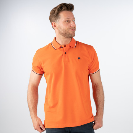 SALE % | Lerros | Poloshirt - Regular Fit - Knopfverschluss | Orange online im Shop bei meinfischer.de kaufen