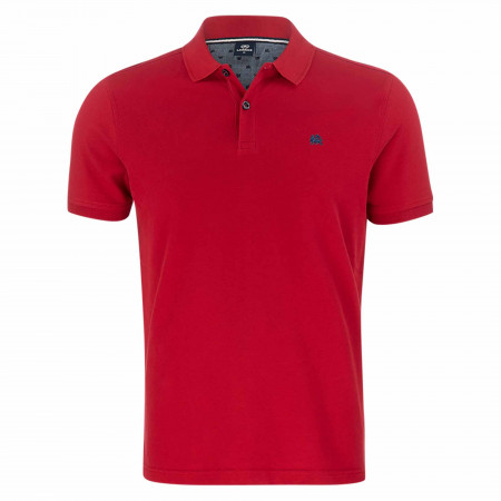 SALE % | Lerros | Poloshirt - Regular Fit - Piqué | Rot online im Shop bei meinfischer.de kaufen