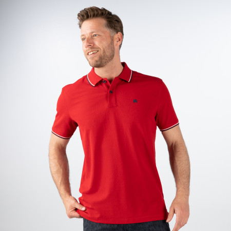 SALE % | Lerros | Poloshirt - Regular Fit - Knopfverschluss | Rot online im Shop bei meinfischer.de kaufen