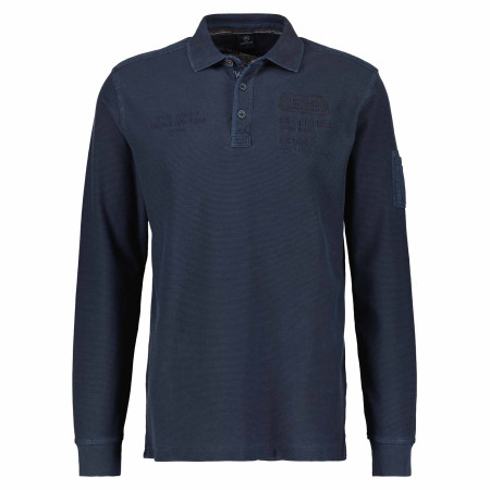 SALE % | Lerros | Poloshirt - Regular Fit - Baumwolle | Blau online im Shop bei meinfischer.de kaufen