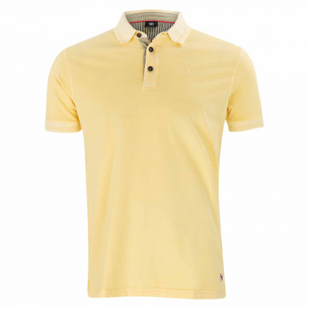 SALE % | Lerros | Poloshirt - Regular Fit - unifarben | Gelb online im Shop bei meinfischer.de kaufen
