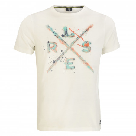 SALE % | Lerros | T-Shirt - Regular Fit - Print | Weiß online im Shop bei meinfischer.de kaufen