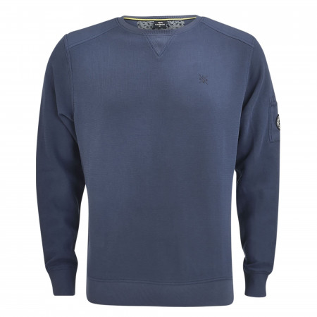 SALE % | Lerros | Sweatshirt - Comfort Fit - unifarben | Blau online im Shop bei meinfischer.de kaufen
