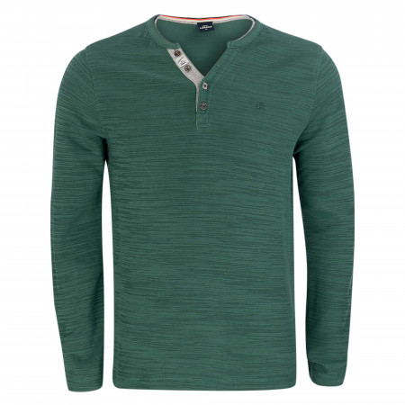 SALE % | Lerros | Sweatshirt - Regular Fit - Crewneck | Grün online im Shop bei meinfischer.de kaufen