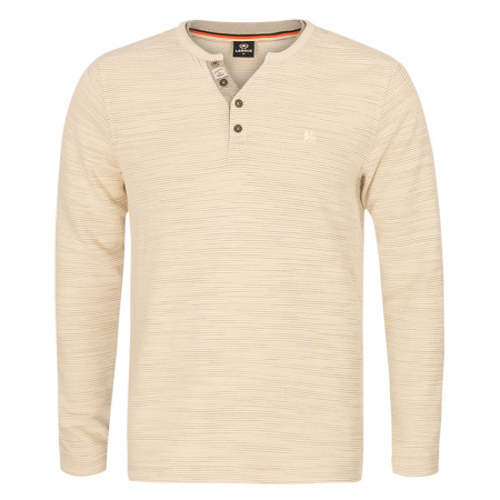 SALE % | Lerros | Sweatshirt - Regular Fit - Crewneck | Weiß online im Shop bei meinfischer.de kaufen
