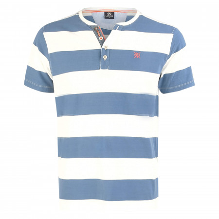 SALE % | Lerros | T-Shirt - Regular Fit - Serafino | Blau online im Shop bei meinfischer.de kaufen