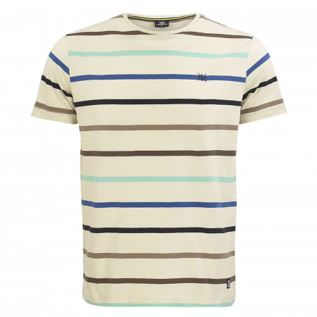 SALE % | Lerros | T-Shirt - Regular Fit - Stripes | Weiß online im Shop bei meinfischer.de kaufen