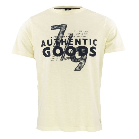 SALE % | Lerros | T-Shirt - Regular Fit - Print | Gelb online im Shop bei meinfischer.de kaufen