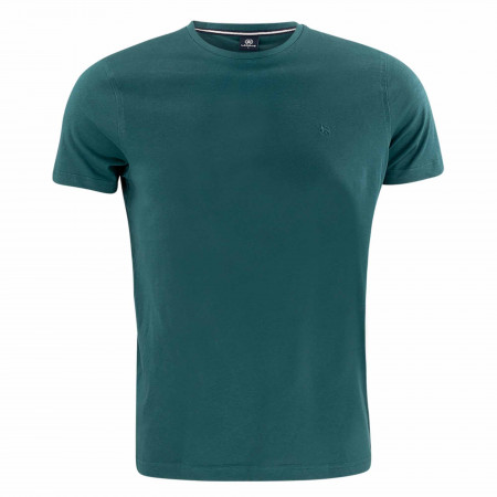 SALE % | Lerros | T-Shirt - Regular Fit - unifarben | Grün online im Shop bei meinfischer.de kaufen