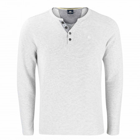 SALE % | Lerros | T-Shirt - Regular Fit - Henley | Grau online im Shop bei meinfischer.de kaufen