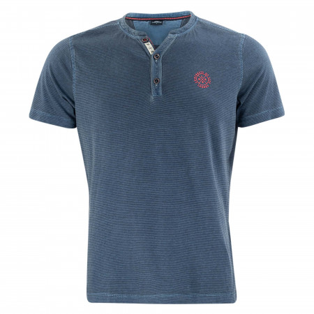 SALE % | Lerros | T - Shirt - Regular Fit  - V - Neck | Blau online im Shop bei meinfischer.de kaufen