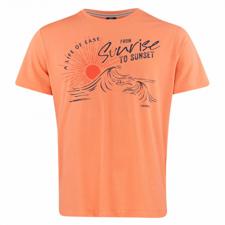 SALE % | Lerros | T-Shirt - Regular Fit - Print | Orange online im Shop bei meinfischer.de kaufen