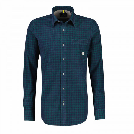 SALE % | Lerros | Freizeithemd - Regular Fit - Kentkragen | Blau online im Shop bei meinfischer.de kaufen
