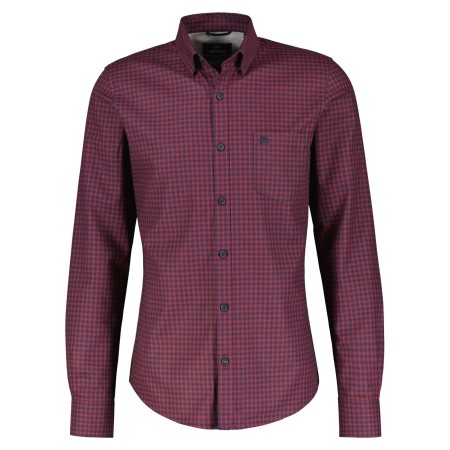 SALE % | Lerros | Freizeithemd - Regular Fit - Kentkragen | Rot online im Shop bei meinfischer.de kaufen