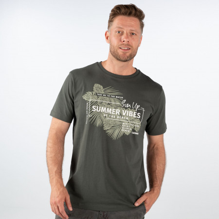 SALE % | Lerros | T-Shirt - Regular Fit - Print | Grün online im Shop bei meinfischer.de kaufen