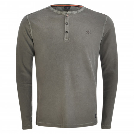 SALE % | Lerros | Shirt - Regular Fit - Henley | Grau online im Shop bei meinfischer.de kaufen