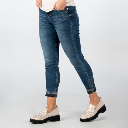 SALE % | Mac | Jeans - Straight fit - Chic chain glam | Blau online im Shop bei meinfischer.de kaufen