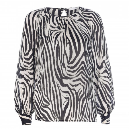 SALE % | MANGO | Bluse - Loose Fit - Zebra | Weiß online im Shop bei meinfischer.de kaufen