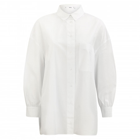 SALE % | MANGO | Hemdbluse - oversized - unifarben | Weiß online im Shop bei meinfischer.de kaufen