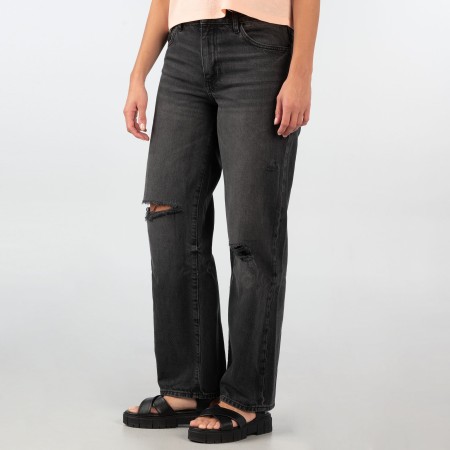 SALE % | MANGO | Jeans - Loose Fit - Used-Optik | Schwarz online im Shop bei meinfischer.de kaufen