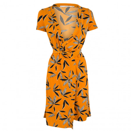 SALE % | MANGO | Kleid - fitted - Wickel-Optik | Orange online im Shop bei meinfischer.de kaufen