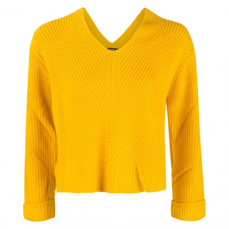 SALE % | MANGO | Pullover - oversized - Fold | Gelb online im Shop bei meinfischer.de kaufen