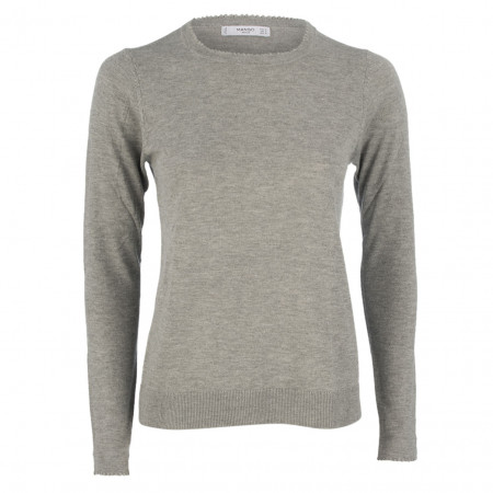 SALE % | MANGO | Pullover - fitted - Crewneck | Grau online im Shop bei meinfischer.de kaufen