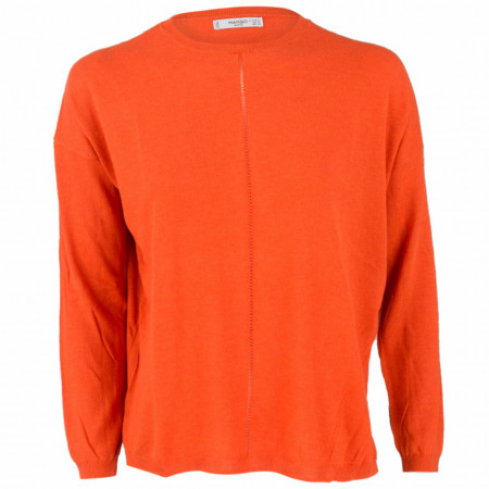 SALE % | MANGO | Pullover - Comfort Fit - Crewneck | Orange online im Shop bei meinfischer.de kaufen