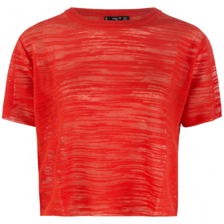 SALE % | MANGO | Shirt - Boxy-Form - semitransparent | Rot online im Shop bei meinfischer.de kaufen