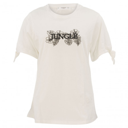SALE % | MANGO | T-Shirt - oversized - Appliaktion | Weiß online im Shop bei meinfischer.de kaufen