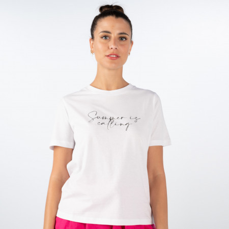 SALE % | MANGO | T-Shirt - Regular Fit - Print | Weiß online im Shop bei meinfischer.de kaufen