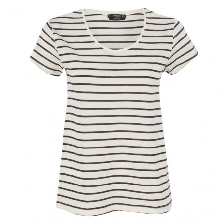 SALE % | MANGO | T-Shirt - Regular Fit - Stripes | Blau online im Shop bei meinfischer.de kaufen